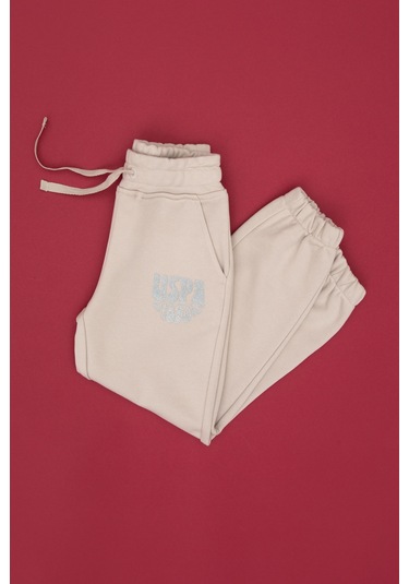 U.s. Polo Assn. Kız Çocuk Taş Eşofman Altı 50316849-vr049 Tas