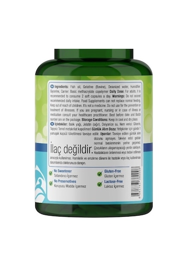 Natures Supreme Omega 3 1000 Mg 30 Kapsül Aromasiz