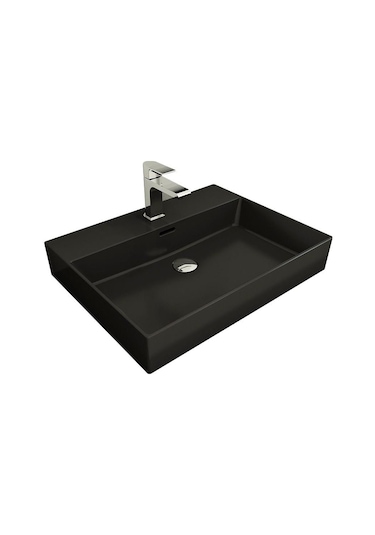 Bocchi Milano 60 CM Lavabo 1376-004-0126 Mat Siyah