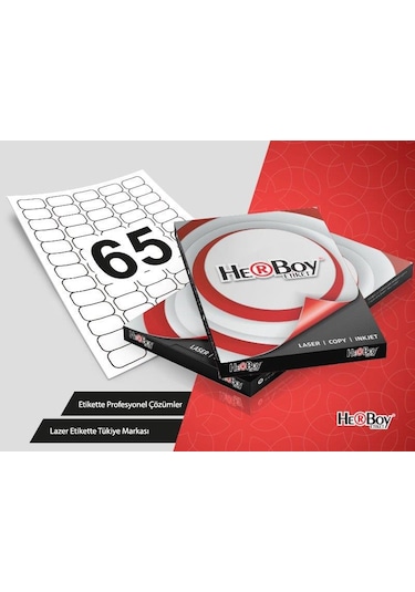 Herboy Laser Etiket 38.1 x 21 MM HB-1065