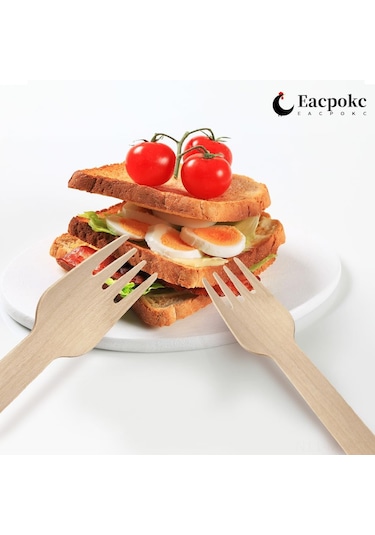 Moveevo 100 Adet Gıda Grubu Ahşap Çatal Seti, Ev Ve Restoran Kullanıma Uygun, Yeşil Çevre Dost Tek Kullandım Atılabilir Ahşap Ürün Ahşap Moveevo 100 Adet Gıda Grubu Ahşap Çatal Seti, Ev Ve Restoran Kullanıma Uygun, Yeşil Çevre Dost Tek Kullandım Atılabilir Ahşap Ürün Ahşap