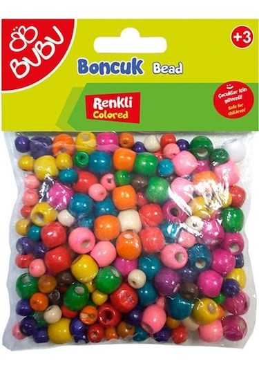 Bu-bu Yuvarlak Renkli Boncuk Karışık Bubu-hs0035