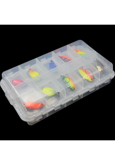 Tenfowee A01 20 Adet Metal Yem Seti - Renkli Parlak Flasher, Balık Çekici, İki Kanal Ve Kutulu Olta Takımı