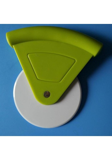 Suntek Paslanmaz Çelik Pizza Kek Tekerlek Kesici Yeşil Yeşil Diğer