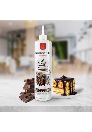 Nish Çikolata Aromalı Dekor Sos 750 Gr