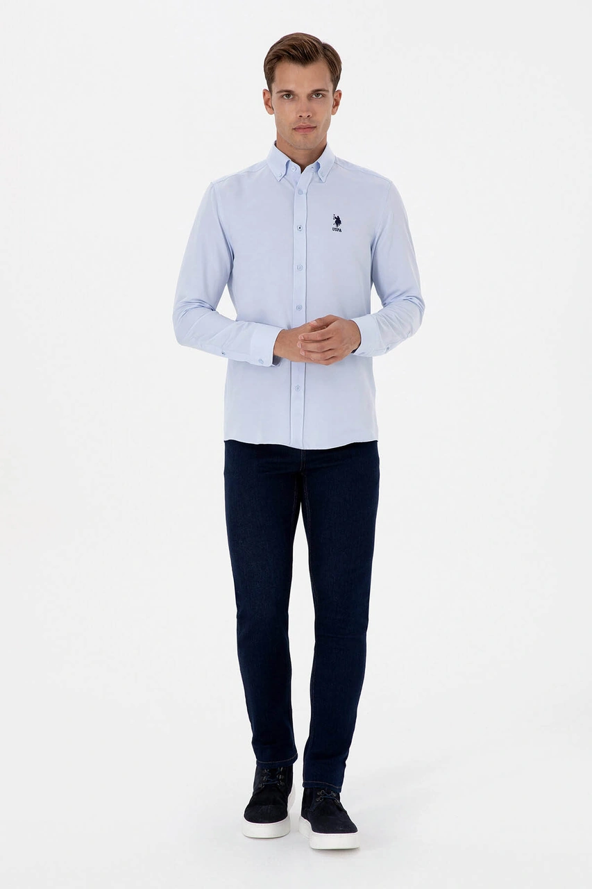 U.s. Polo Assn. Gox025k Açık Mavi Erkek Gömlek 2225582 Açik Mavi
