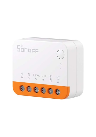 Monyee Sonoff Mını R4 Wifi Akıllı Anahtar Modülü - Uzaktan Kumanda, Çift Kontrol, Alexa Ve Google Home Entegresi, Ev Otomasyonu Beyaz