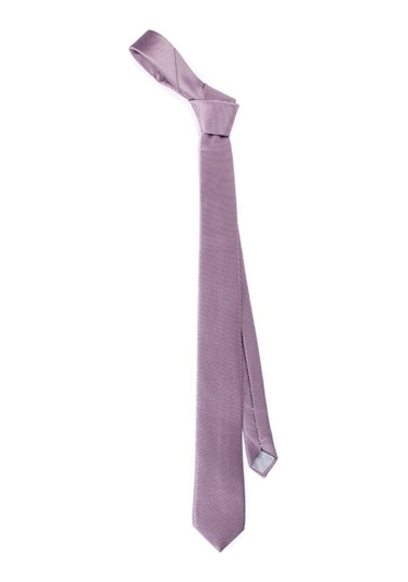 Tudors İnce Kendinden Desenli Erkek Kravat - Pembe (437914446) Pembe