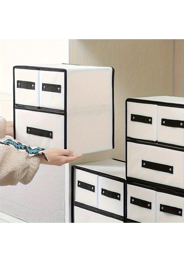 Dashanshop Beyaz 3 Çekmeceli Yumuşak Astarlı İç Çamaşırı Ve Çorap Saklama Organizatörü beyaz