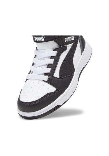 Puma Rebound V6 Mıd Çocuk Ayakkabı 393832 01 Beyaz