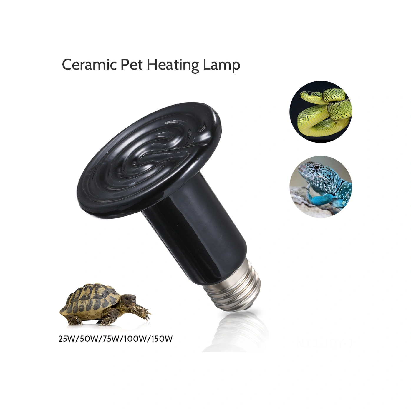 Youmex Evcil Hayvan Izleme Işığı E27 Tabanlı Seramik Isıtıcı 25w 220-230v Taşınabilir