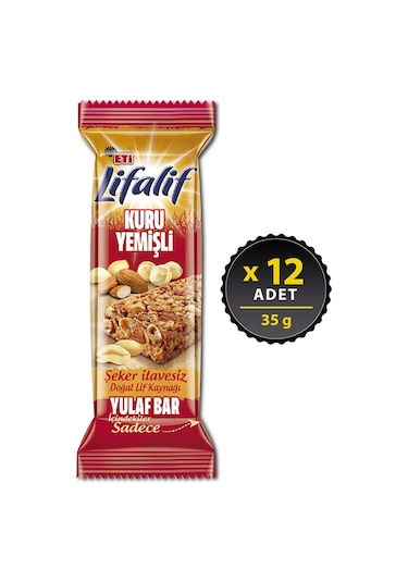 Eti Lifalif Kuru Yemişli Yulaf Bar 12 x 35 G