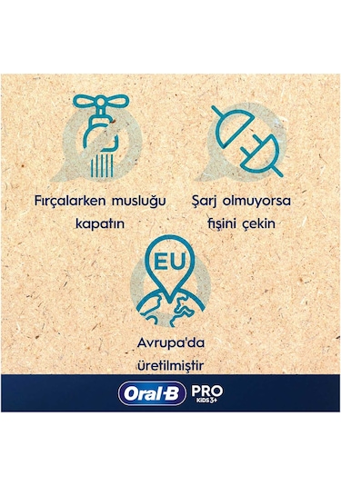 Oral-B Çocuk Şarjlı/Elektrikli Diş Fırçası Spiderman D100