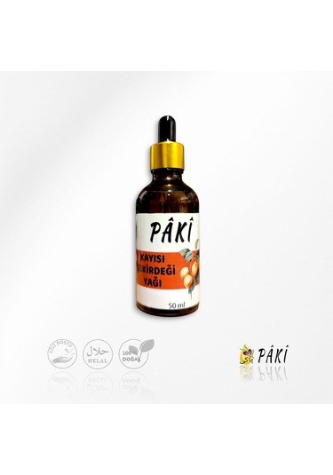 Pâkî Kayısı Çekirdeği Yağı 50 ML