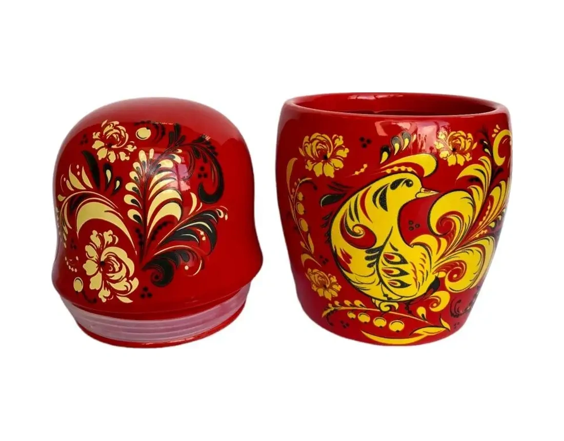 Get&joy Seramik Matruşka Çaydanlık, Kuru Gıda Saklama Kabı 116886945