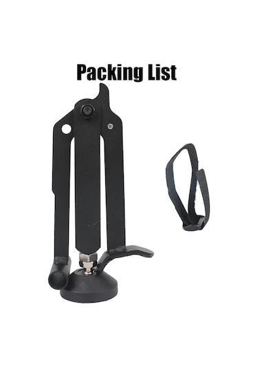 Motosiklet Krikosu Kickstand Tekerlek Desteği Yan Stand - Siyah