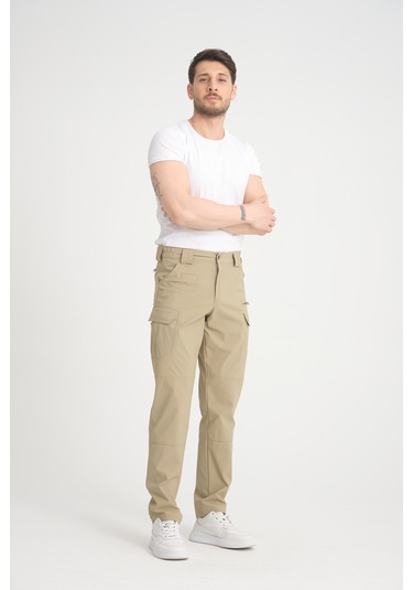 Tad Gear Taktik Force Model Likralı Pantolon Çöl Renk Bej