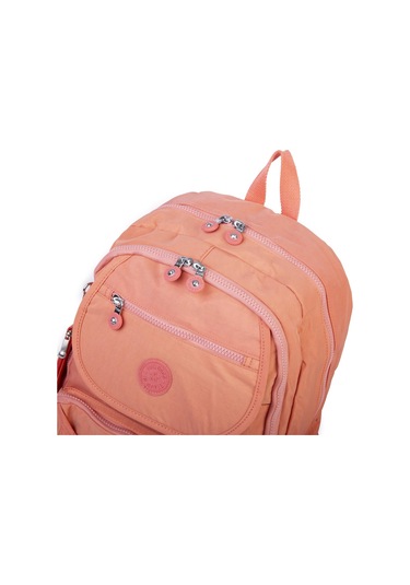 Nas Bag Unisex Büyük Boy Zararlı Kimyasal İçermeyen Waterproof Sırt Çantası Somon Somon