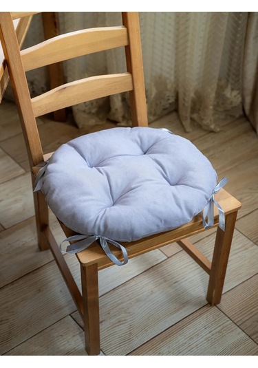 Slavıca Sandalye Yastığı Yuvarlak 40x40 Cm 2'li Set 194172473 Leylak