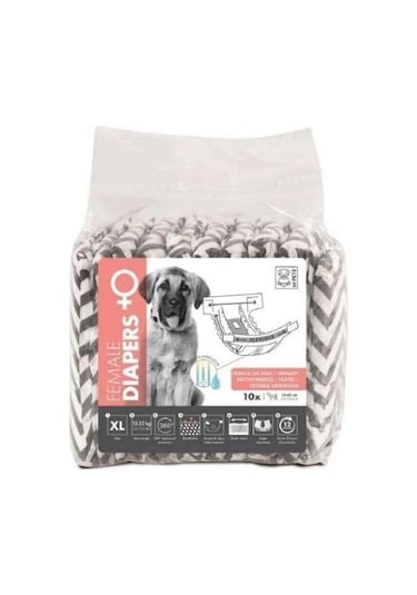 M-pets Diapers Dişi Köpek Külodu Xlarge 10 Adet