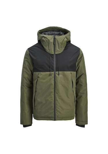 Jack & Jones Jcounion Light Padded Blocking Yeşil Erkek Mont 12285586 Yeşil