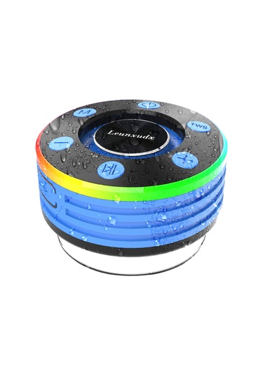 Teltree T7a Mavi Ipx7 Su Geçirmez Banyo Hoparlörü - Bt 5.2, Fm Radyo, 15m Menzil, Susturucu Ve Darbe Dayanıklı Minik Kablosuz Ses Sistemi