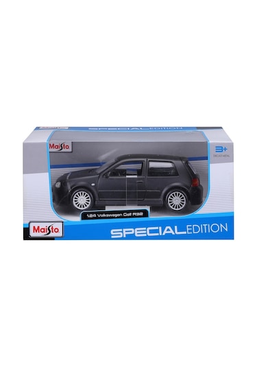 Maısto 1/24 Ölçek Volkswagen Golf R32 Model Araba - Siyah