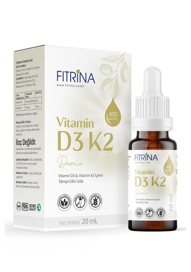 Fıtrina Vitamin D3k2 Damla 20 Ml