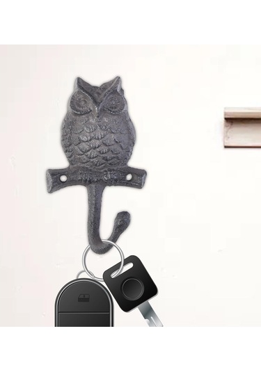 Suntek Multiuse Çanta Duvara Monte Baykuş Hayvan Kancası Çok Renkli