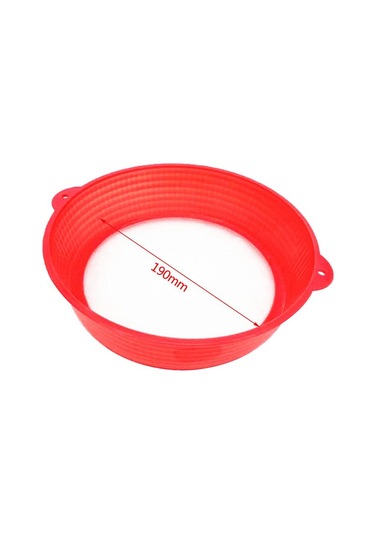 Mutfak Aletleri El Tipi 19cm Yuvarlak Şekil Plastik Un Elek Süzgeci Diğer