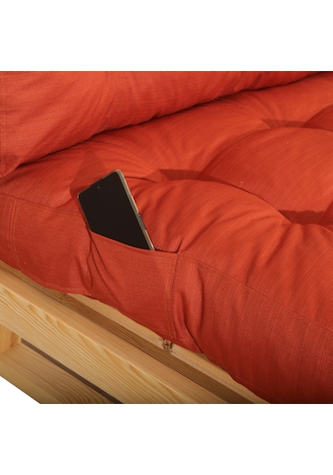 Dekosoy Iç Mekan Palet Üstü Minderi, Balkon Minderi, Yer Minderi, Bahçe Minderi Takımı - Kiremit Kiremit