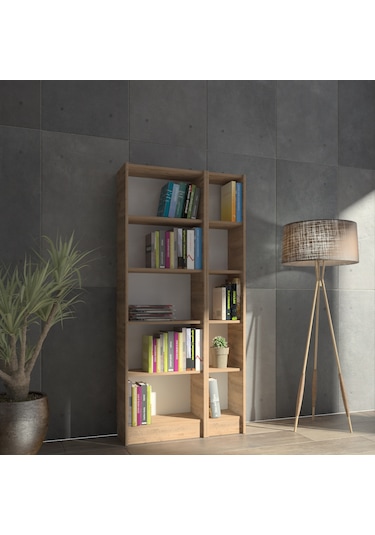 Yetimobilya Kuta Flat85 Kitaplık Kütüphane