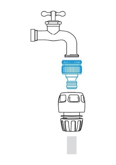 FISKARS Musluk Hortum Bağlantı Aparatı 1 (1027059)