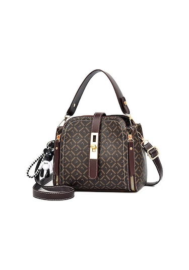 Neevoyu Kadınlar İçin Sırt Çantası, El Çantası, Çapraz Askılı Çanta - Siyah Ald - Pratik Ve Moda Stili 20x11.5x19cm Çok Renkli