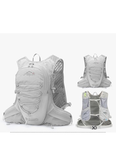 Inoxto 12 L Gri Dağcılık Koşu Bisiklet Omuz Çantası Gri