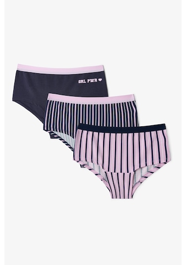Penti Pembe Kız Çocuk College 3'lü Hipster Külot