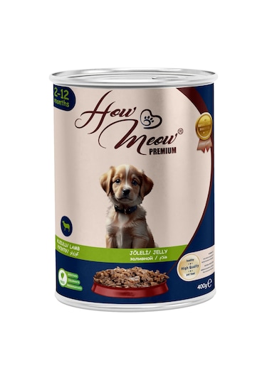 How Meow Kuzulu Pate Yavru Köpek Yaş Maması 12 x 400 G