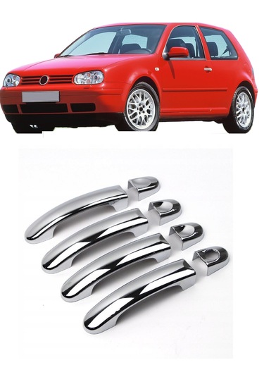 Vw Golf 4 Krom Kapı Kolu 4 Kapı Paslanmaz Çelik 1998-2004