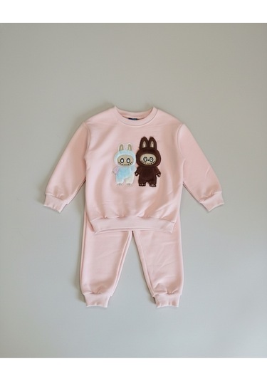 3 İplik Şardonsuz Labubu İkili Takım Yavruağzı