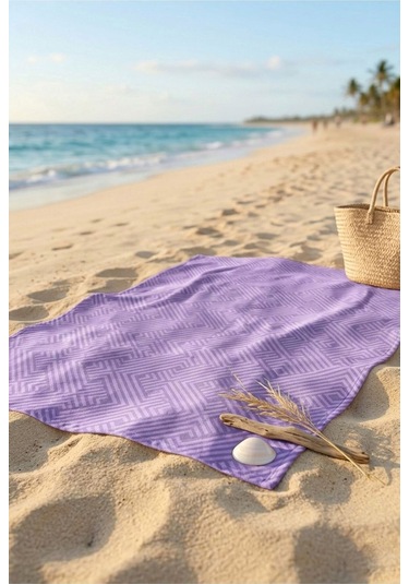 Indigo Peak Pembe Plaj Havlusu 70 X 150 Mor