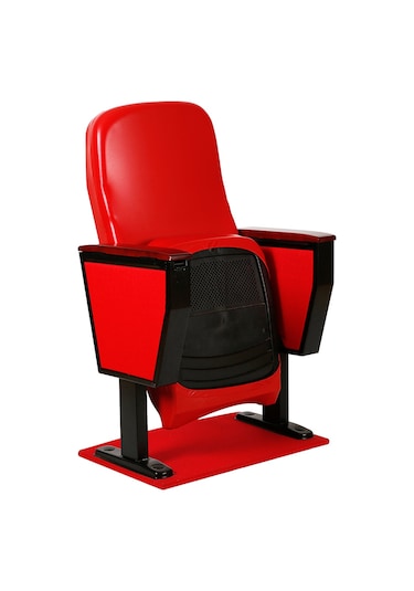 Yaozixa Kiremit Rengi Pu Deri Sinema Sandalye Kılıfı - Su Geçirmez, Lekeden Koruyucu, Esnek Ve Kolay Yıkanabilir Kırmızı