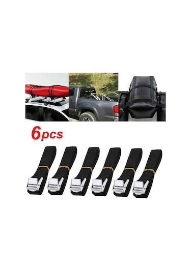 Homyl 6x Kravat Aşağı Kayış Güçlü Cırcırlı 25mmx2m