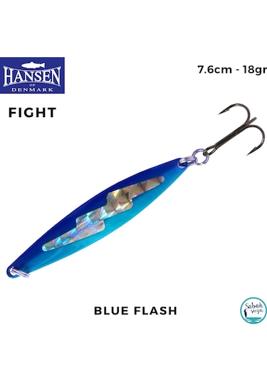Hansen Fight Kaşık 7.6cm 18gr Blue Flash