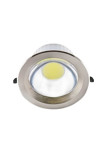 K2 4 İnç 3000k Günışığı 10w Saten Kasa Cob Ledli Downlight Spot