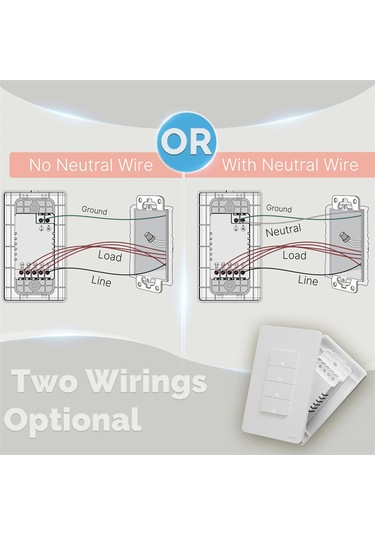 Symbee Tuya Zigbee Akıllı Ev Anahtarı: Ses Ve Uzaktan Kontrol, 3 Yollu, Geniş Voltaj, Beyaz Tuya Zigbee