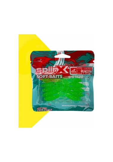 Spıınx Crazy Taıl Kuyruk 7.5cm 10p Lıght Green