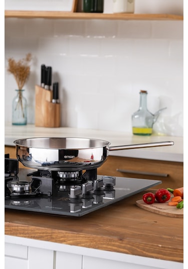 Emsan Elite Tava 24 Cm Gümüş