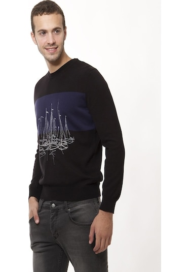 Yeni Zegna Erkek Siyah Triko (469833070) Beyaz