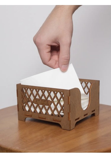 Windywayhome Ahşap Peçetelik 286036104 Kahverengi