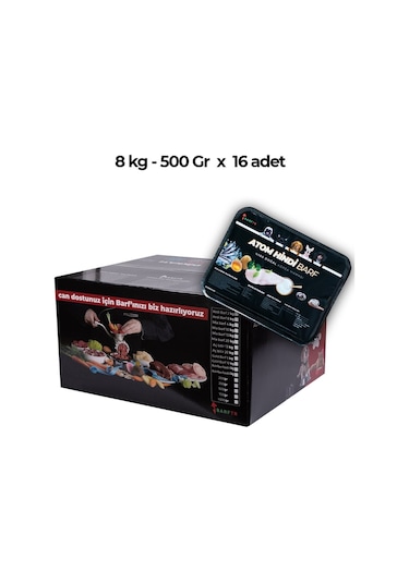 Barftr Hindi Barf Köpek Maması 16 x 500 G